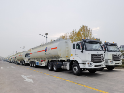 尼日利亚客户Ardova plc公司 120台油罐车发车仪式